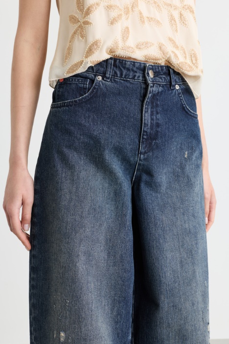 Jeans barrel leg