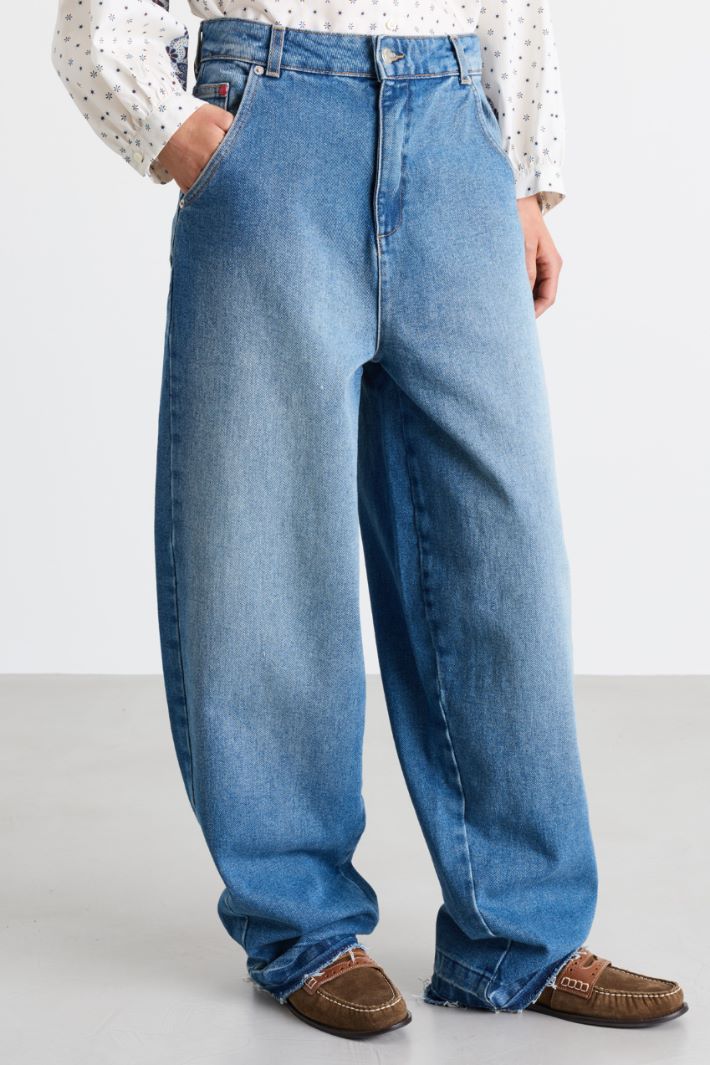 Jean barrel - BLEU CLAIR - Intrend - 2