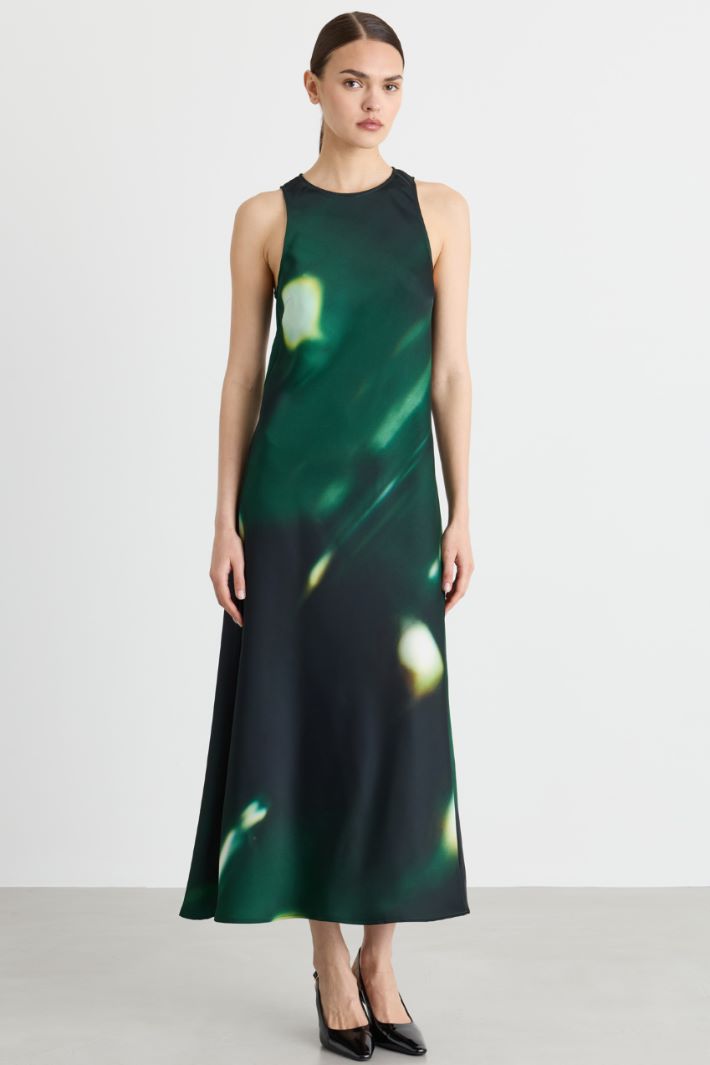 Fluid satin dress - GEREN - Intrend - 2