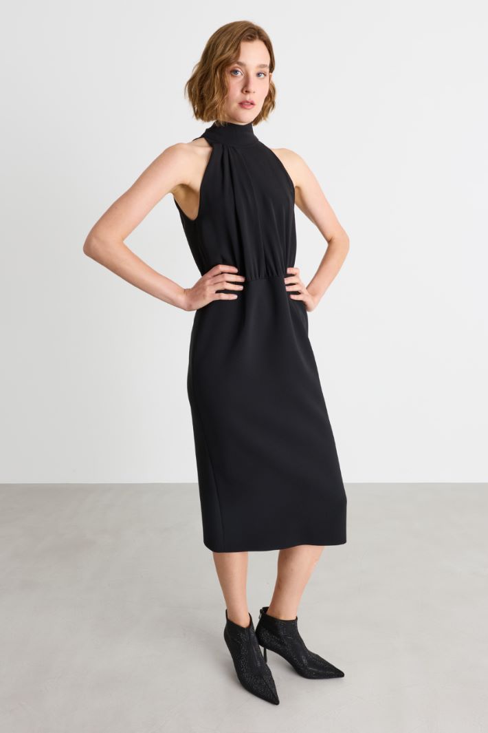 Abito all'americana in cady - NERO - Intrend - 2