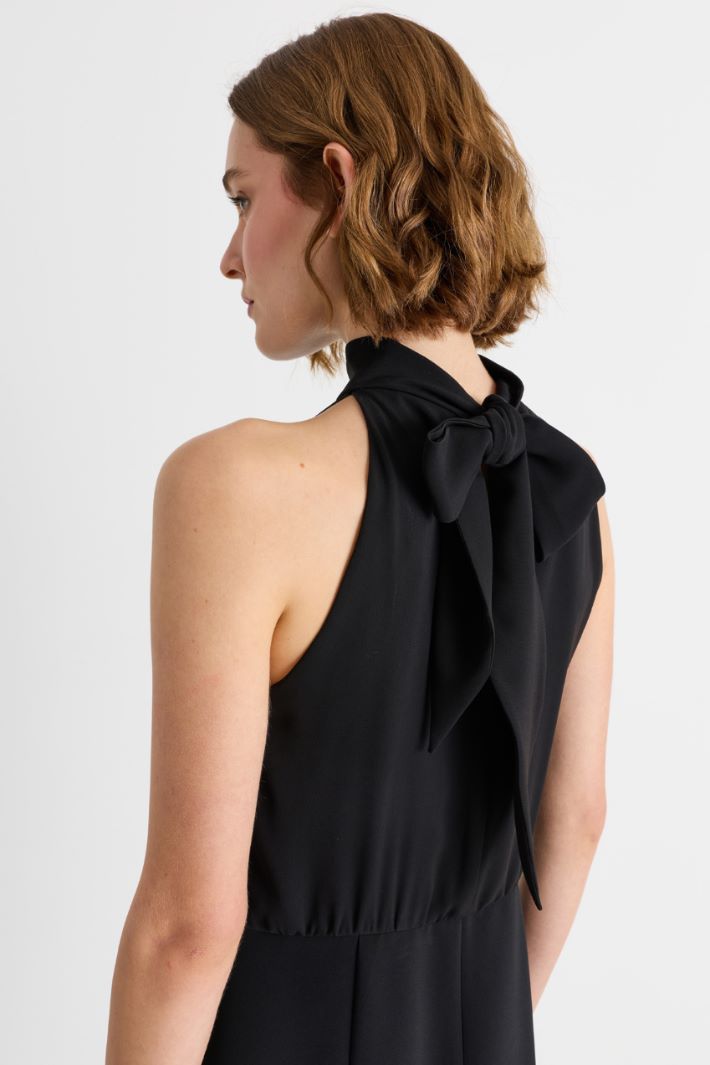 Abito all'americana in cady - NERO - Intrend - 3
