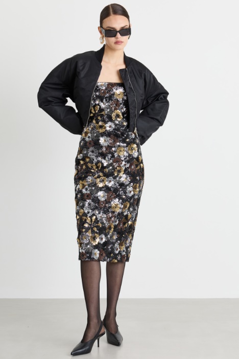 Sequin Tulle Dress - Intrend