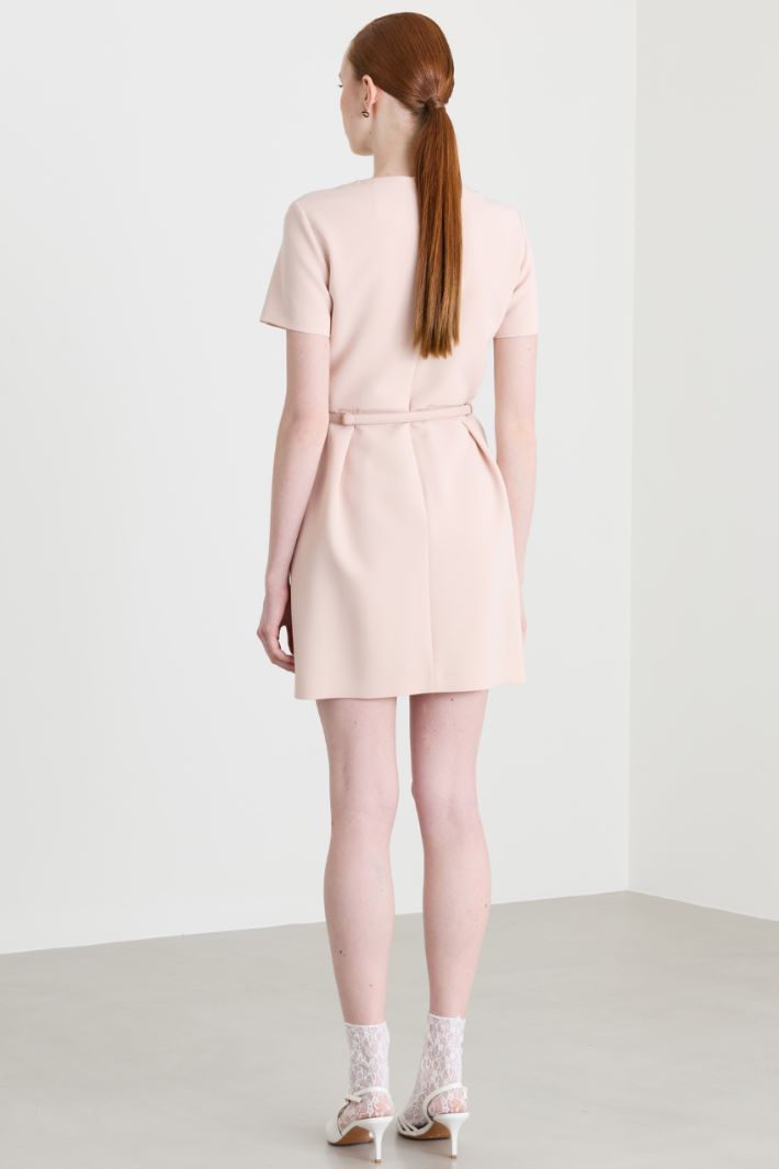 Cady tulip-skirt dress - PINK - Intrend - 4