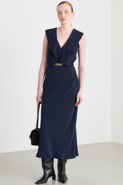 Sleeveless cady dress - Intrend