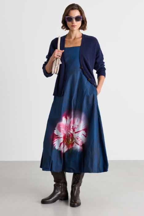Poplin balloon dress - Intrend