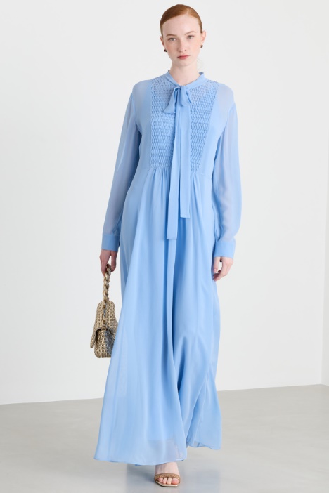 Georgette shirt dress - Intrend