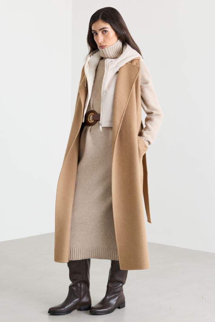 Reversible hooded snood - WHITE - Intrend