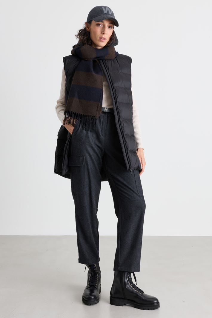 Padded waterproof gilet - BLACK - Intrend
