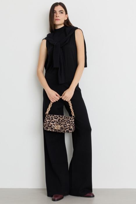 Pantalone largo in maglia - Intrend