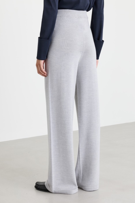 Pantalone in maglia di lana