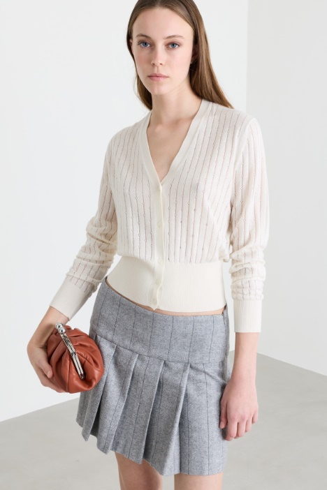 Rhinestone Cardigan - Intrend