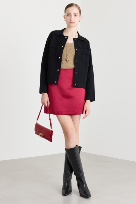 Cardigan boxy con tasche - Intrend