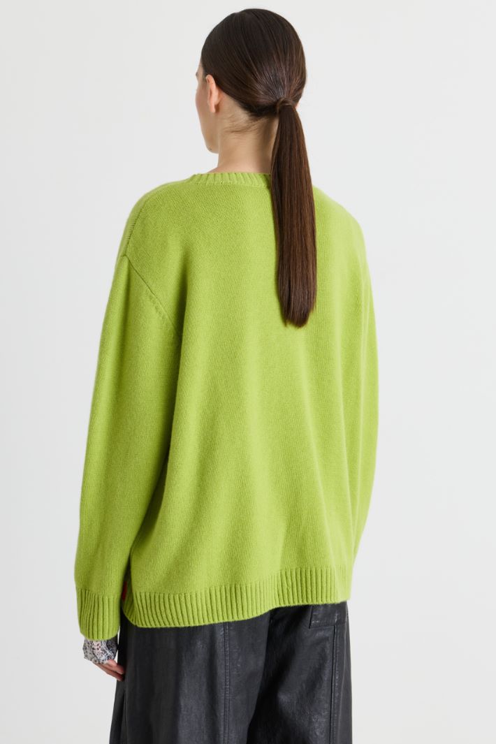 Oversize-Pullover - GRÜN - Intrend - 4