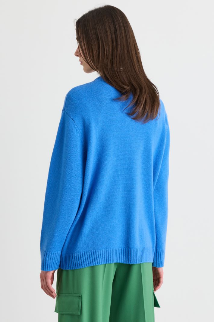 Oversize-Pullover - HELLBLAU - Intrend - 4