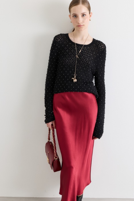 Jewel-Embellished Jumper - Intrend