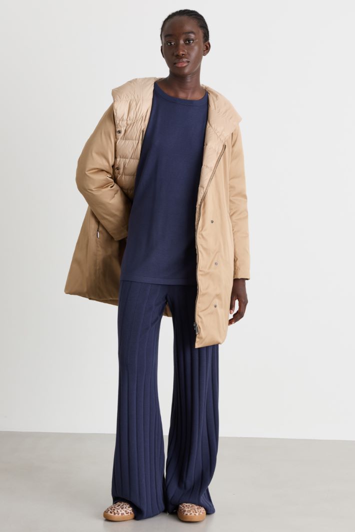Loose-fit jumper - BLUE - Intrend