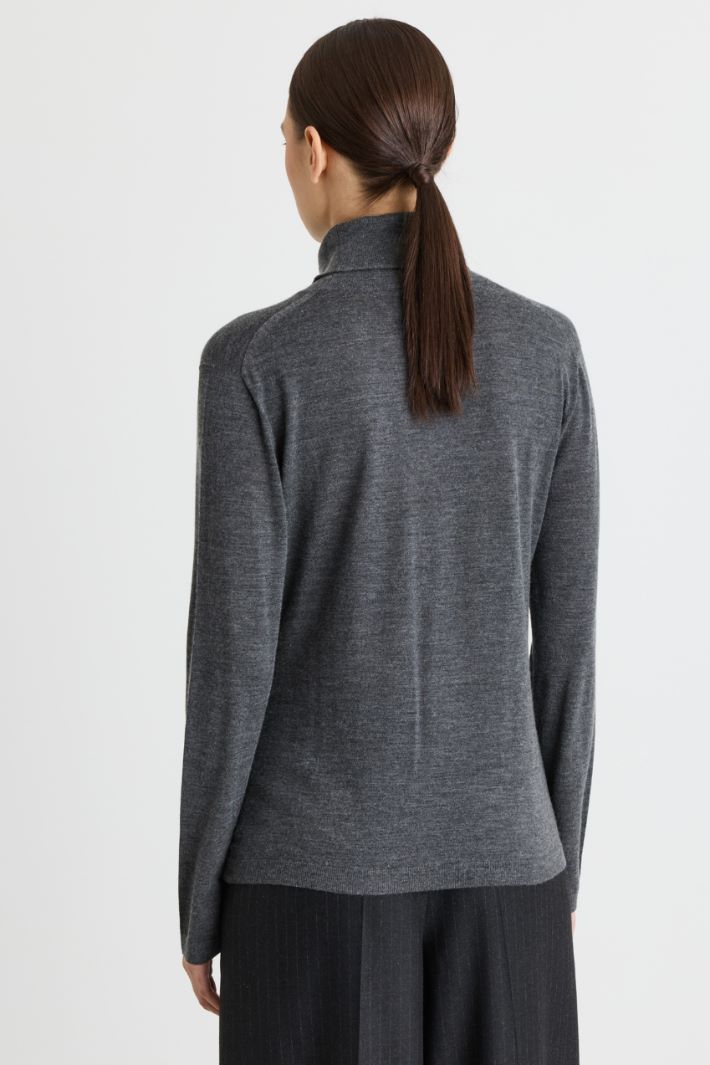 Rollkragenpullover - GRAU - Intrend - 4