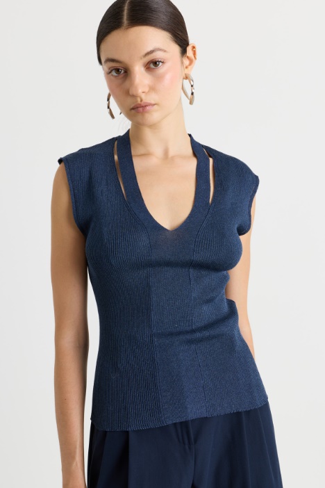 Ribbed-detail top - Intrend