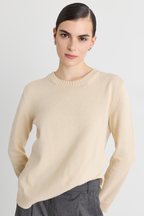 Contrast intarsia jumper - Intrend