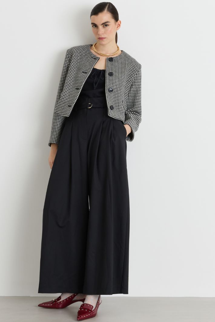Maglia con fiocco - NERO - Intrend