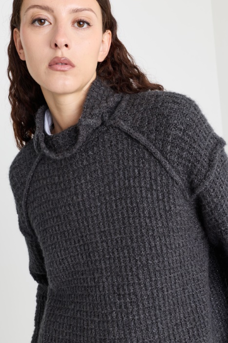 Maglia a punto waffle