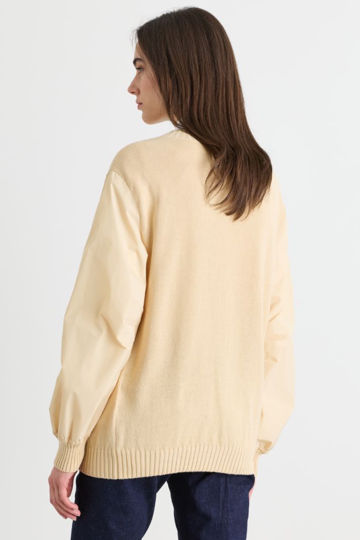 Pull à manches oversize - JAUNE - Intrend - 4