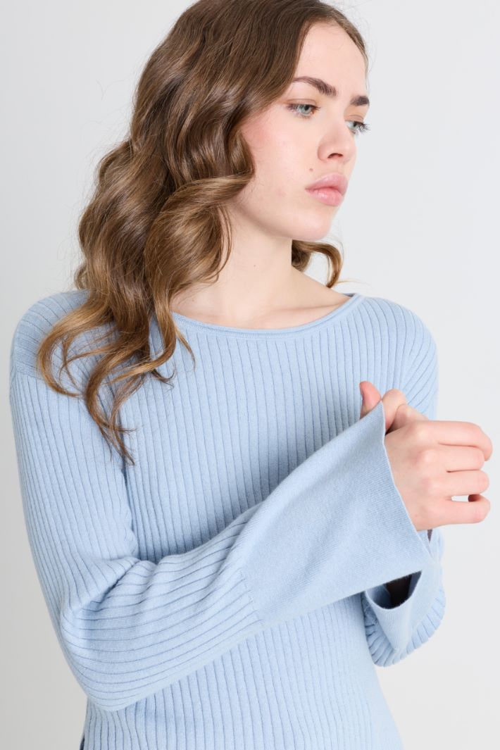 Pull à base asymétrique - BLEU CLAIR - Intrend - 3