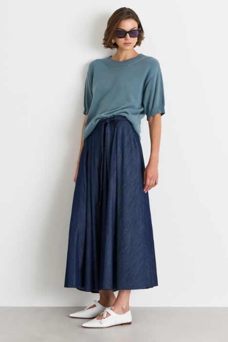 Weites Rundhals-Stricktop - Intrend