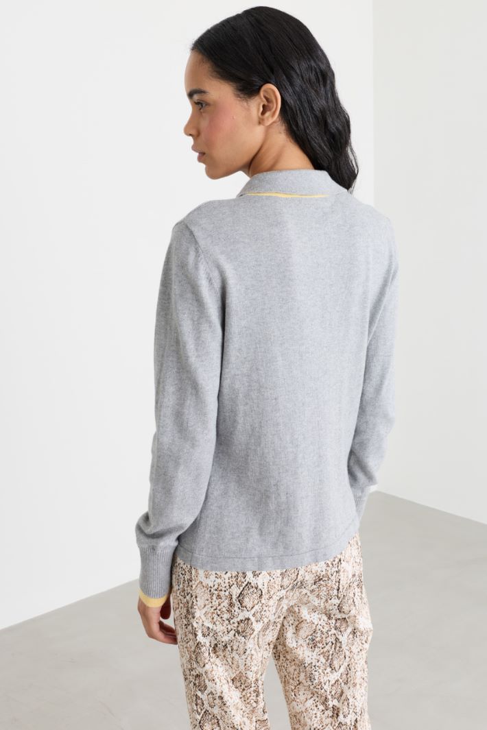 Polo a maniche corte - GRIGIO GIALLO - Intrend - 4
