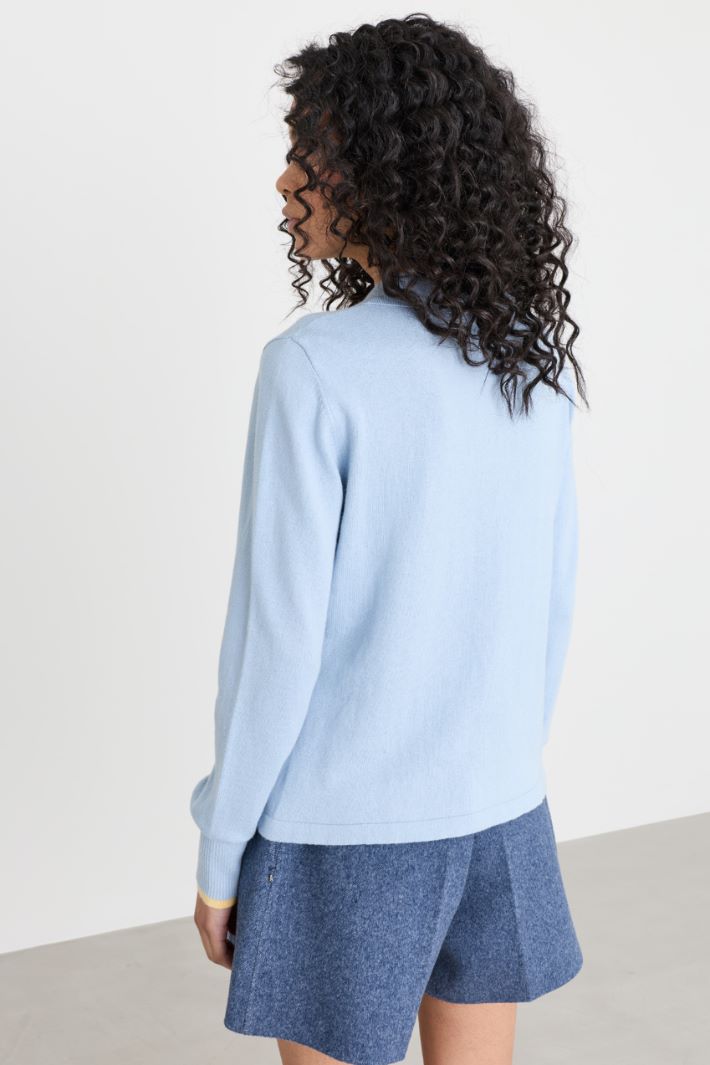 Polo a maniche corte - AZZURRO - Intrend - 4