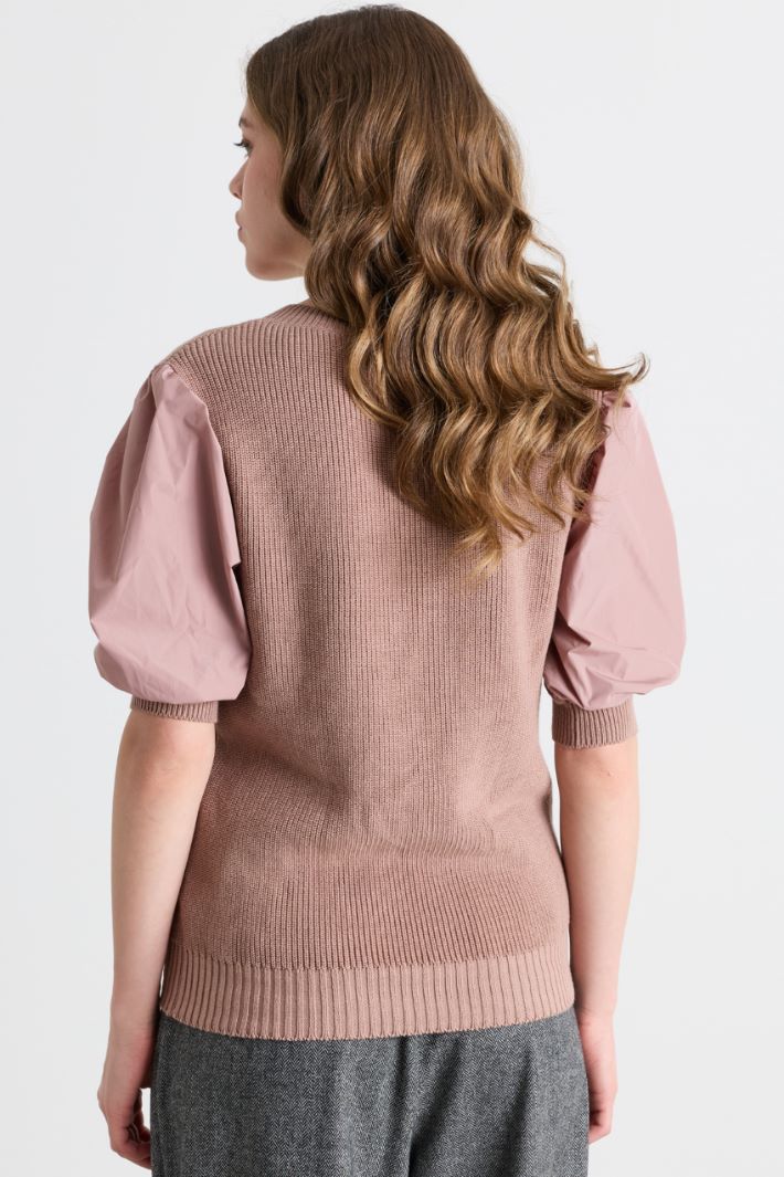 Top à manches volumineuses - ROSE - Intrend - 4
