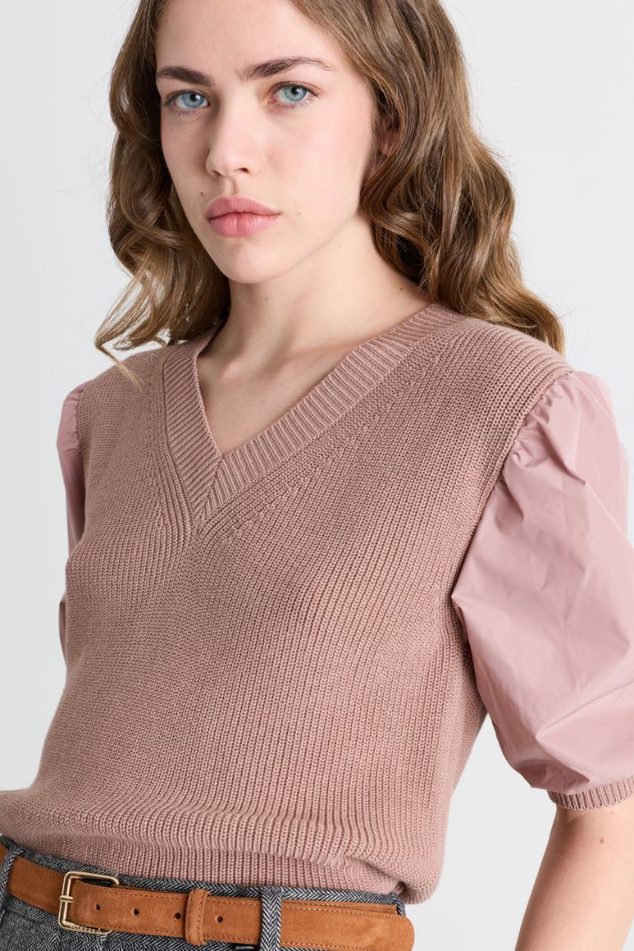 Top à manches volumineuses - ROSE - Intrend - 3
