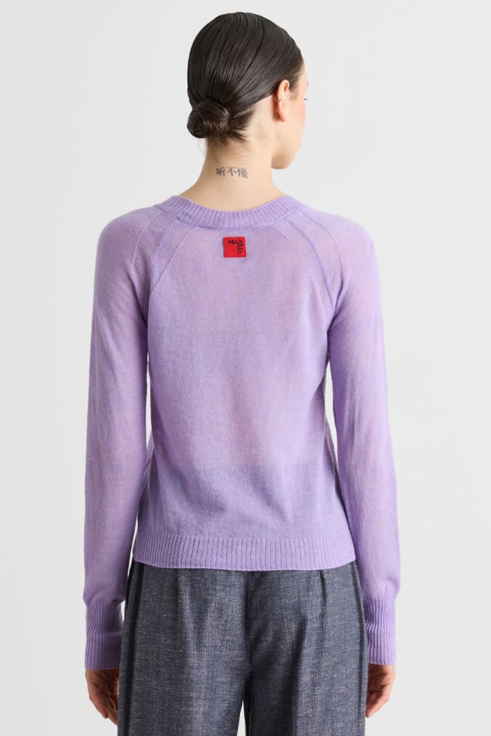 Soft gauze jumper - LILAC - Intrend - 4