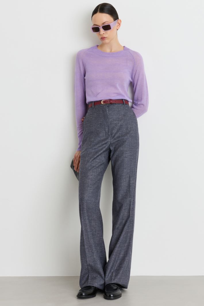 Soft gauze jumper - LILAC - Intrend
