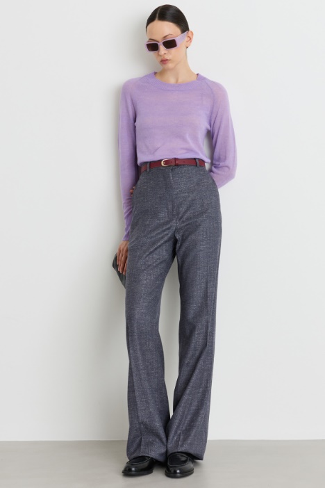 Weicher Gaze-Pullover - Intrend