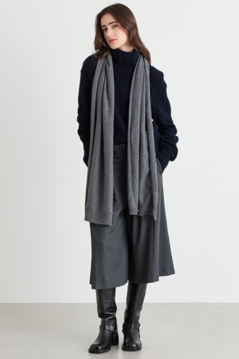 Kuschelweicher Zopfstrickpullover - Intrend