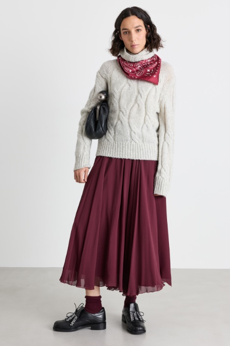 Jersey mullido trenzado - Intrend