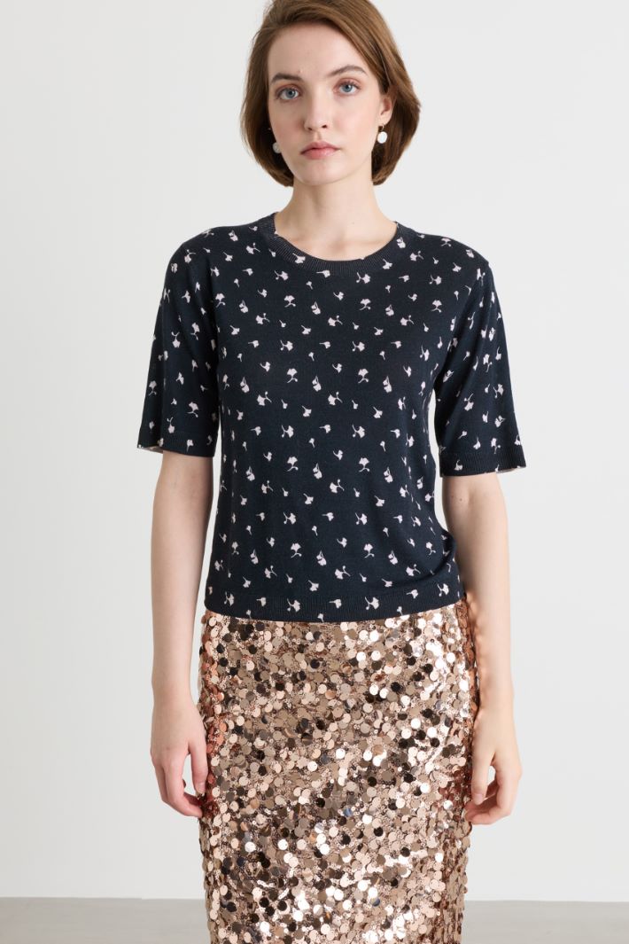 Pull imprimé - NOIR - Intrend - 2