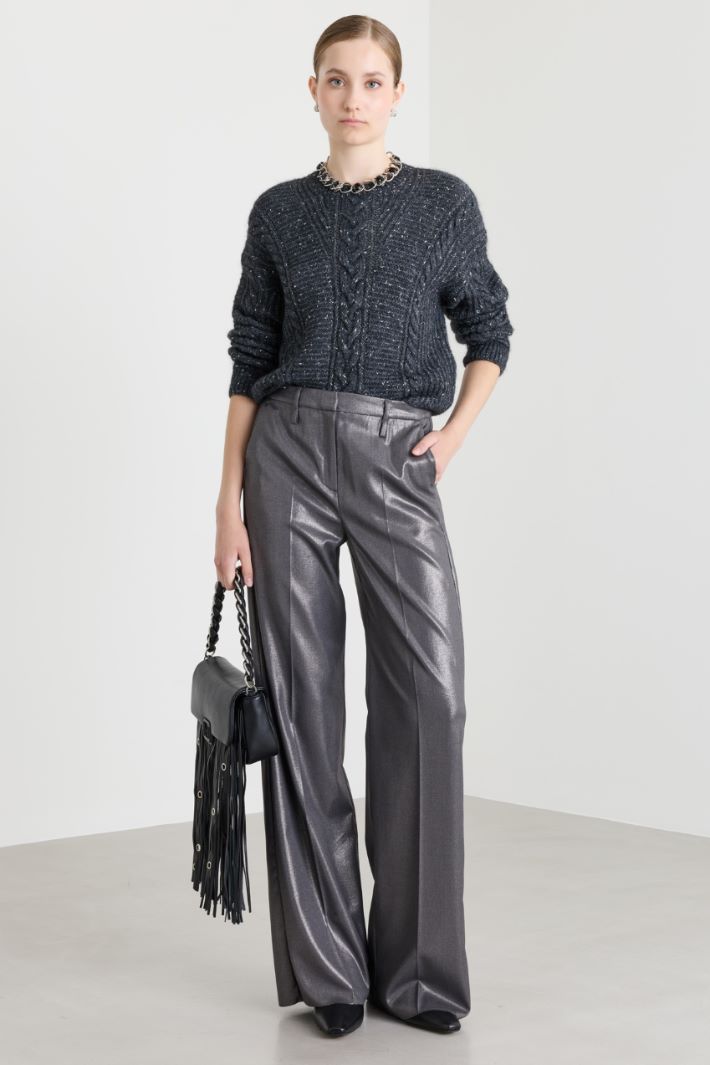 Pull boxy torsadé - GRIS - Intrend