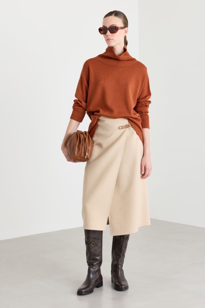 Maglia dalla linea morbida - ARANCIONE - Intrend