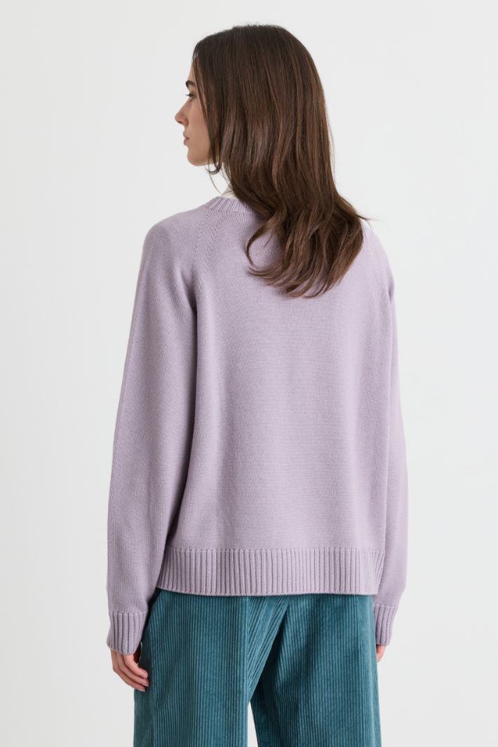 Maglia morbida a coste - LILLA - Intrend - 4