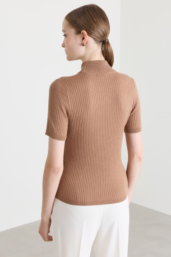 Dolcevita a costine - CAMMELLO - Intrend - 4