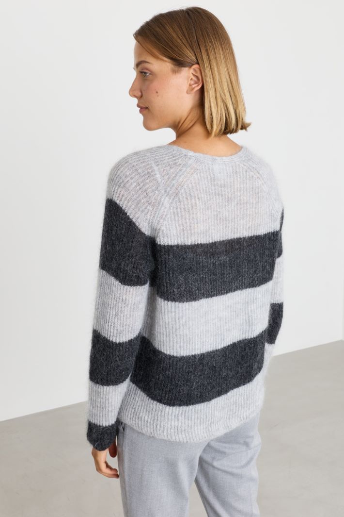 Fisherman's rib jumper - GREY - Intrend - 4