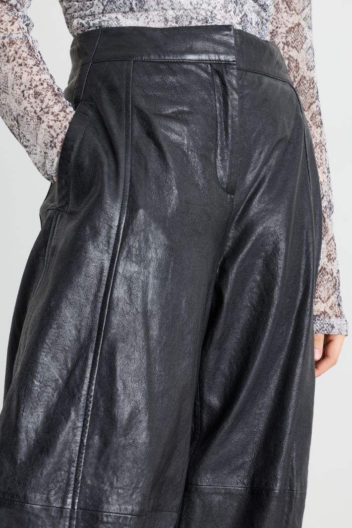 Pantalone barrel con cut-out posteriore - NERO - Intrend - 3