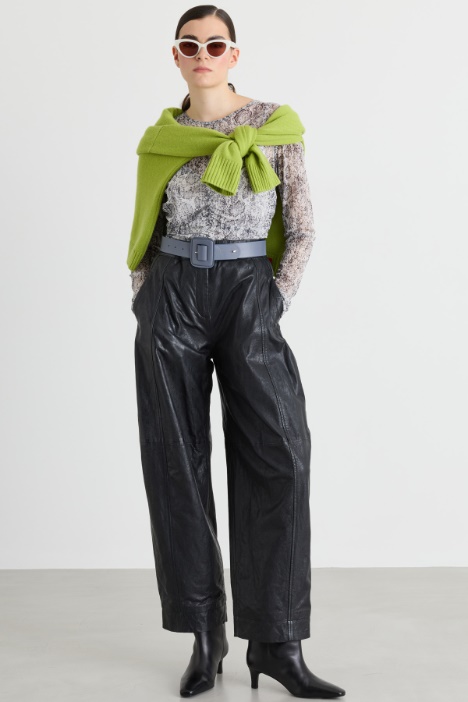 Pantalone barrel con cut-out posteriore - Intrend