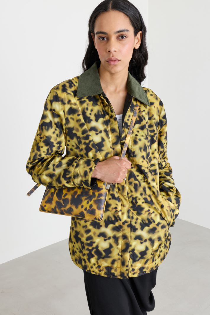 Reversible padded jacket - YELLOW - Intrend - 2