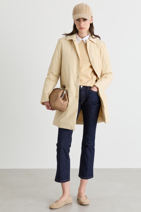 Padded jacket in water-repellent taffeta - Intrend