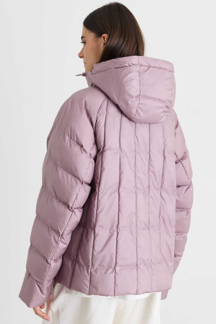Cropped padded jacket - LILAC - Intrend - 4