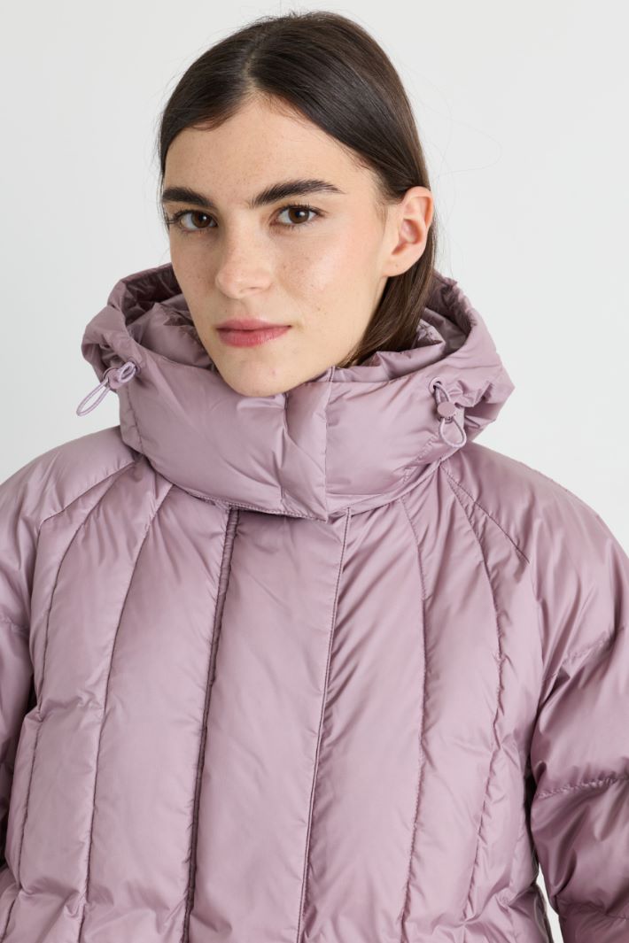 Cropped padded jacket - LILAC - Intrend - 3