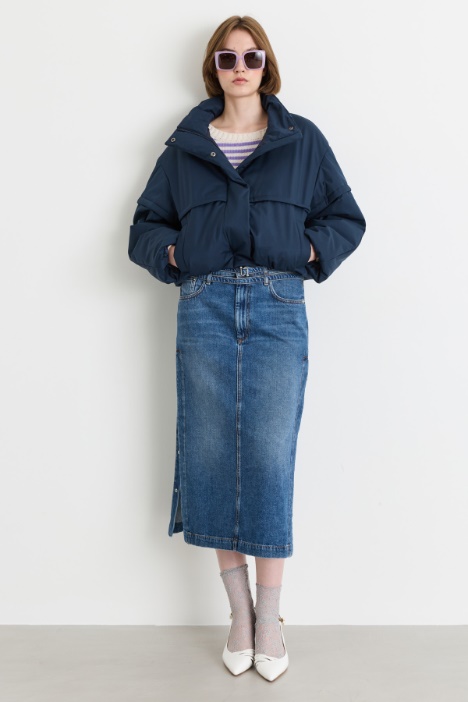 Padded jacket in technical twill - Intrend
